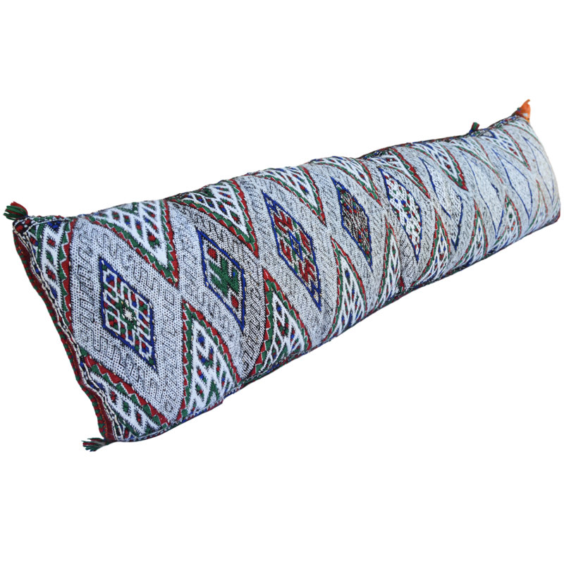 Wool/Silk Lumbar Rectangular Pillow Cover & Insert