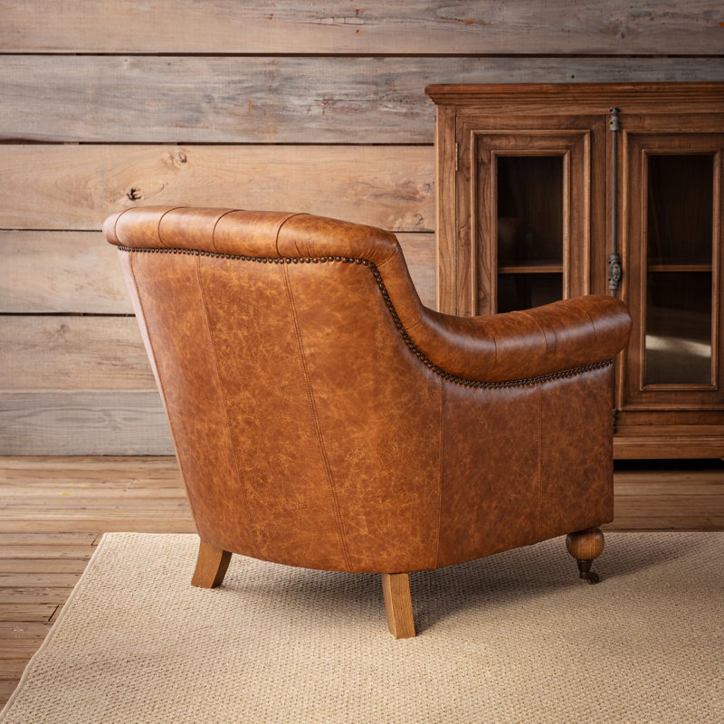 Grand Oaks Leon Leather Arm Chair