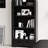 Classic black American style furniture bookcase