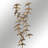 Hand-Painted Decorative Metal Wall Accessory, 44.1 x 4.3 x 19.7 inches | 100% Metal, Thickness: 0.03 inches | Unique Design for Home Decor, Adds Elegance and Style | Perfect for Living Room, Bedroom, and Office Spaces