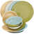 Cream/Blue/Green/Orange