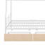 Full XL Over Queen Metal Bunk Bed With Drawers-1767183728