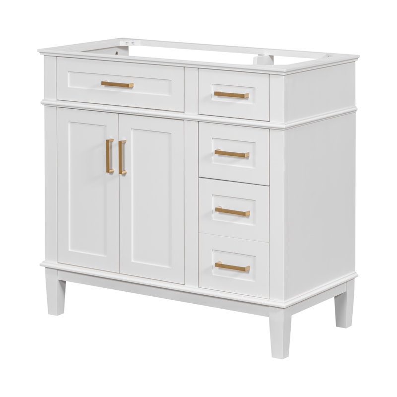 Base de meuble-lavabo simple 35,4 po seulement