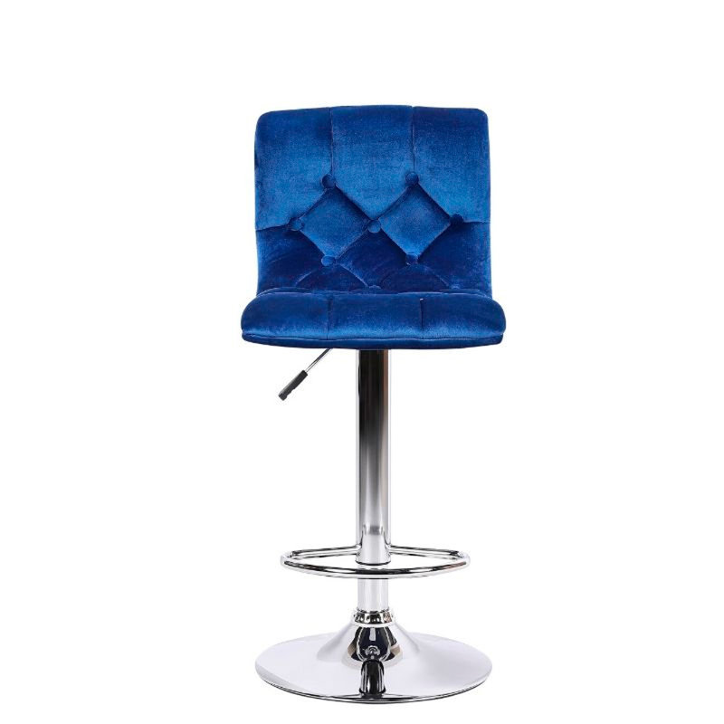 Crutchfield Swivel Upholstered Adjustable Height Counter Stool with Metal Frame
