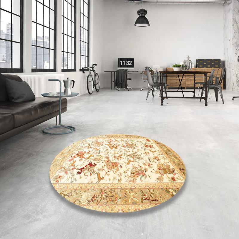 Oriental Indoor Rug, Round 8'