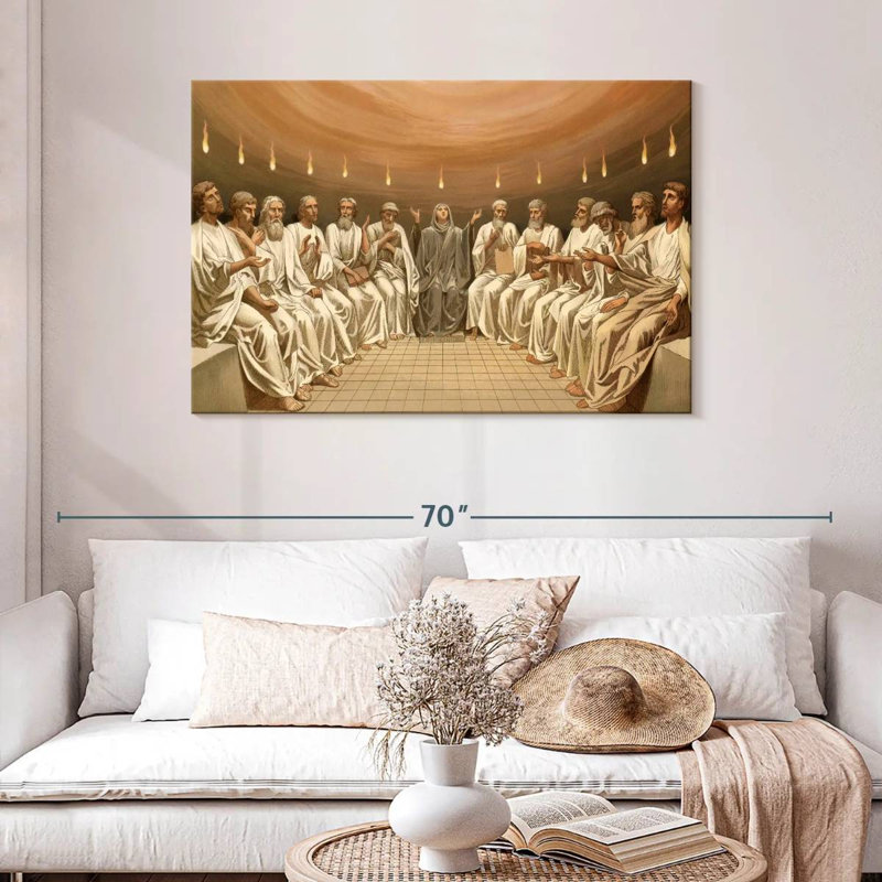Adella 12 Disciples, H 30 po x l 45 po