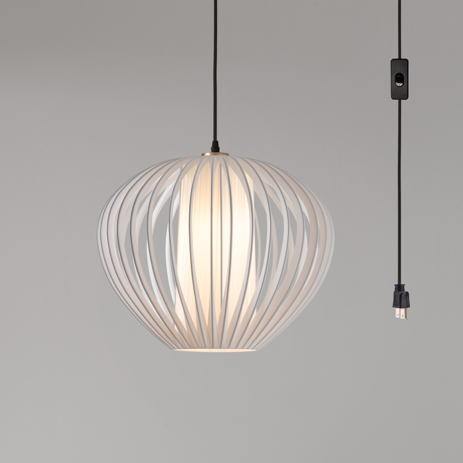 Mouton Dimmable Pendant, Weathered Brass