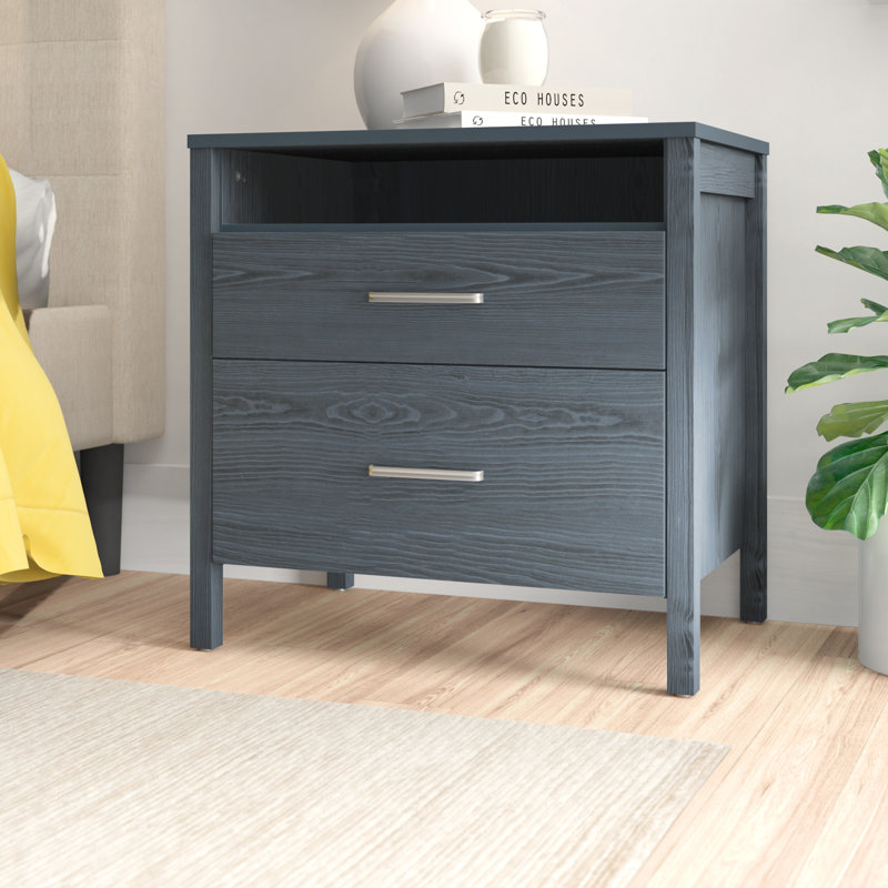 Lupe 23.5'' W Nightstand, Gray