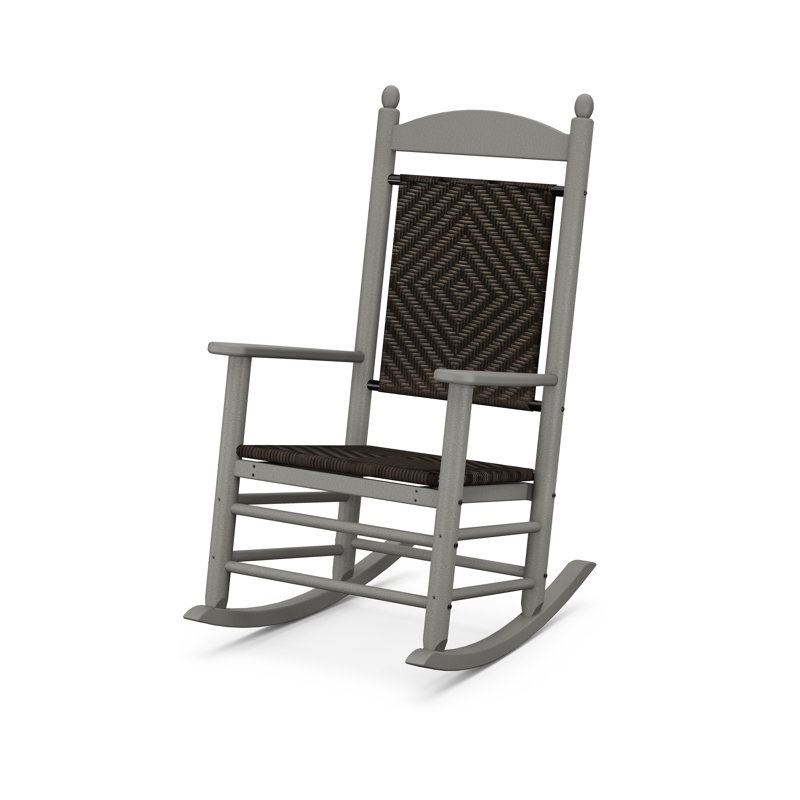 Chaise berçante POLYWOOD, Gris / Cahaba