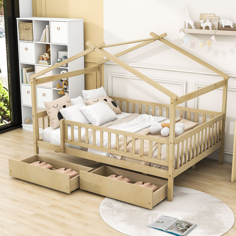 Kids with Drawers, Full, Natural
