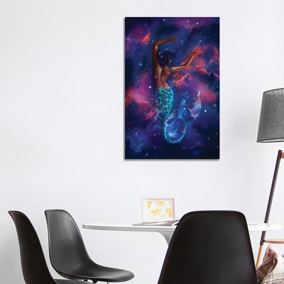 «Dream Big Little Mermaid» par Stephanie Sanchez - impression sur toile tendue