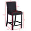 Ensemble 5 pièces de table et chaises de salle à manger, table et chaises en bois avec 4 chaises pour petits espaces, table de salle à manger carrée moderne à hauteur de comptoir, ensemble de table et de chaises de style Mid-Century compact, Uphols-974785654