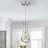 1 - Light Teardrop Pendant Single Raindrop Hanging Light Fixture-1044217370
