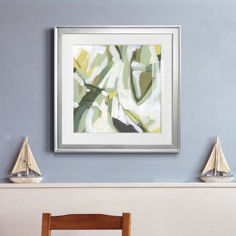 Lichen électrique IV - reproduction encadrée de qualité supérieure - prête à être accrochée, H 30,5 po x l 30,5 po x P 1,5 po