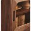 Armoire d'appoint en verre simple à porte simple