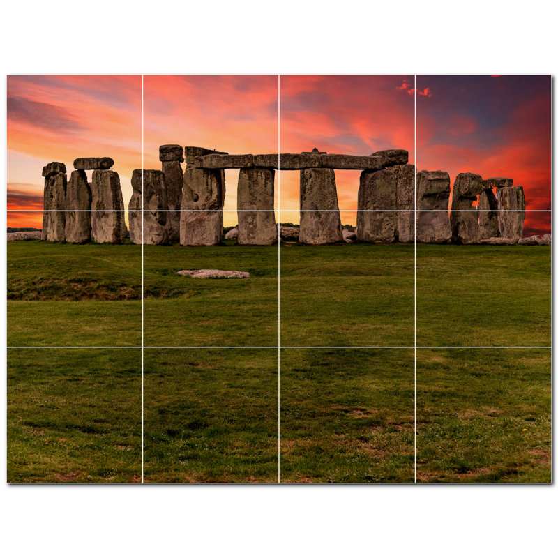 Murale décorative en céramique 4,25 po x 4,25 po
