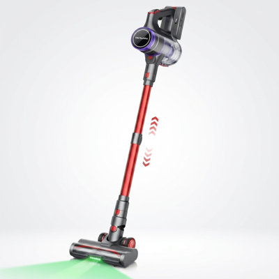 Aspirateur sans fil S02-Ultra, aspirateur-balai puissant de 48 kpa, autonomie de 70 minutes, pour les poils d'animaux
