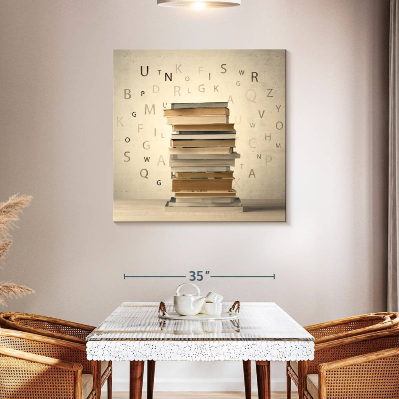 Kerner Stacked Books, 39" H x 39" W