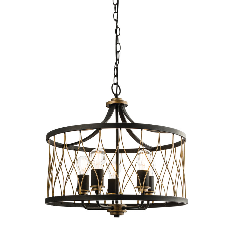 Wigbrecht 5 - Light Drum Chandelier