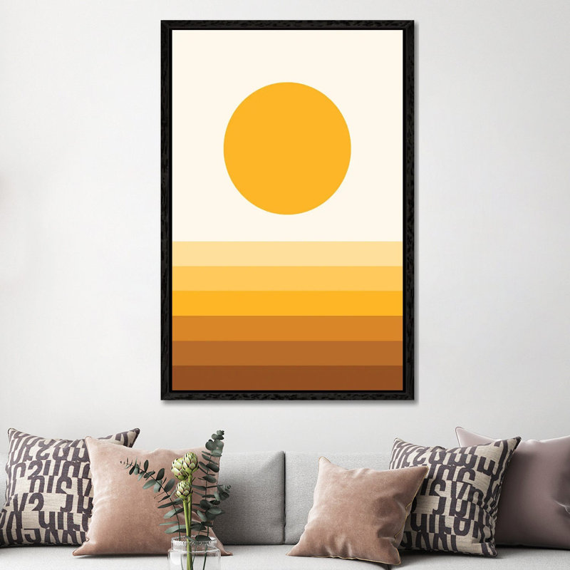Print on Canvas, Black Framed, 152.5 cm H x 101.5 cm W