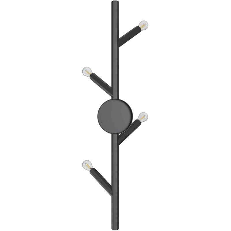 Oaks 4 - Light Wallchiere, Matte Black