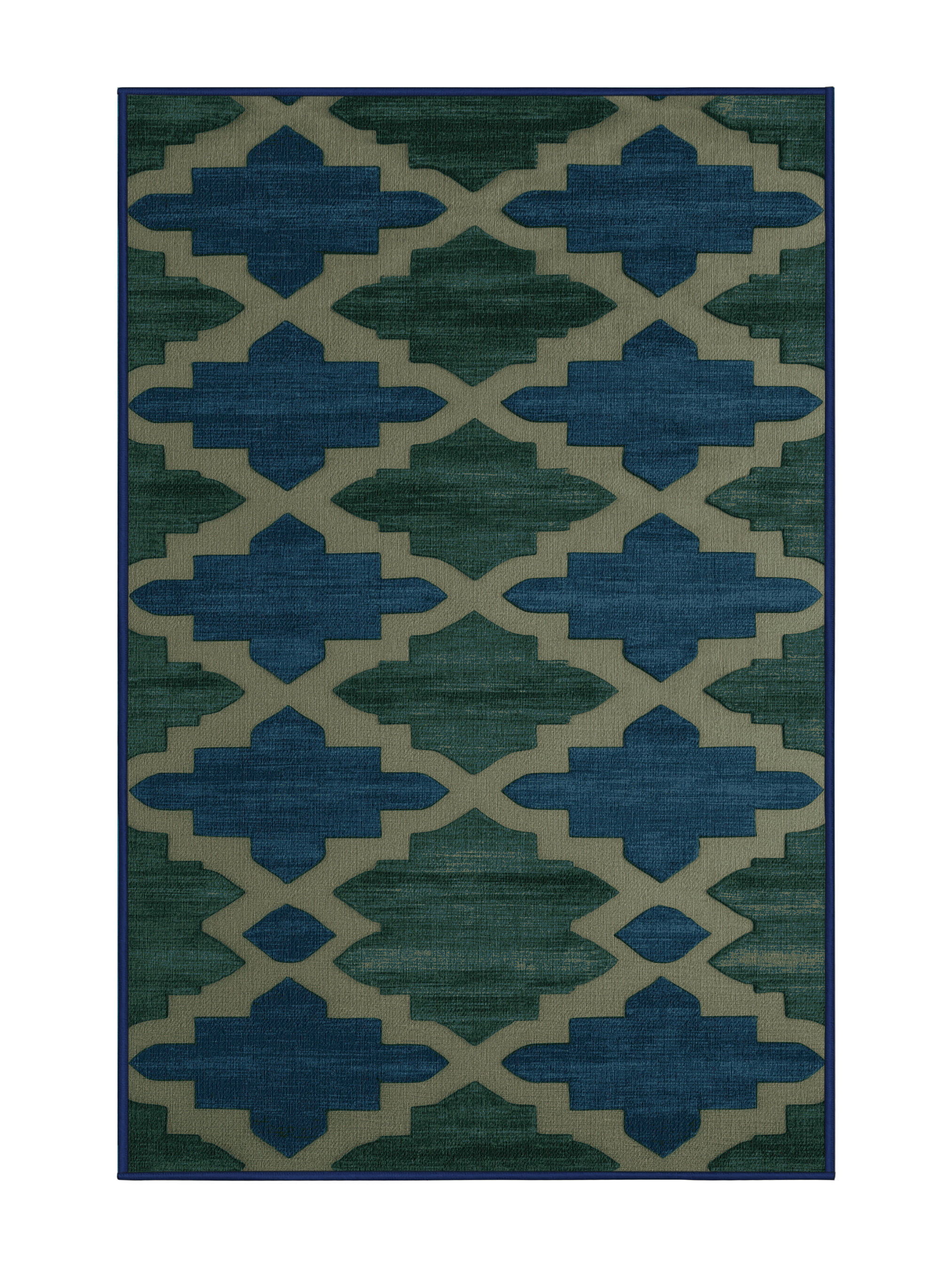 Hokku Designs Machine Washable Trellis Grey Area Rug - Wayfair Canada