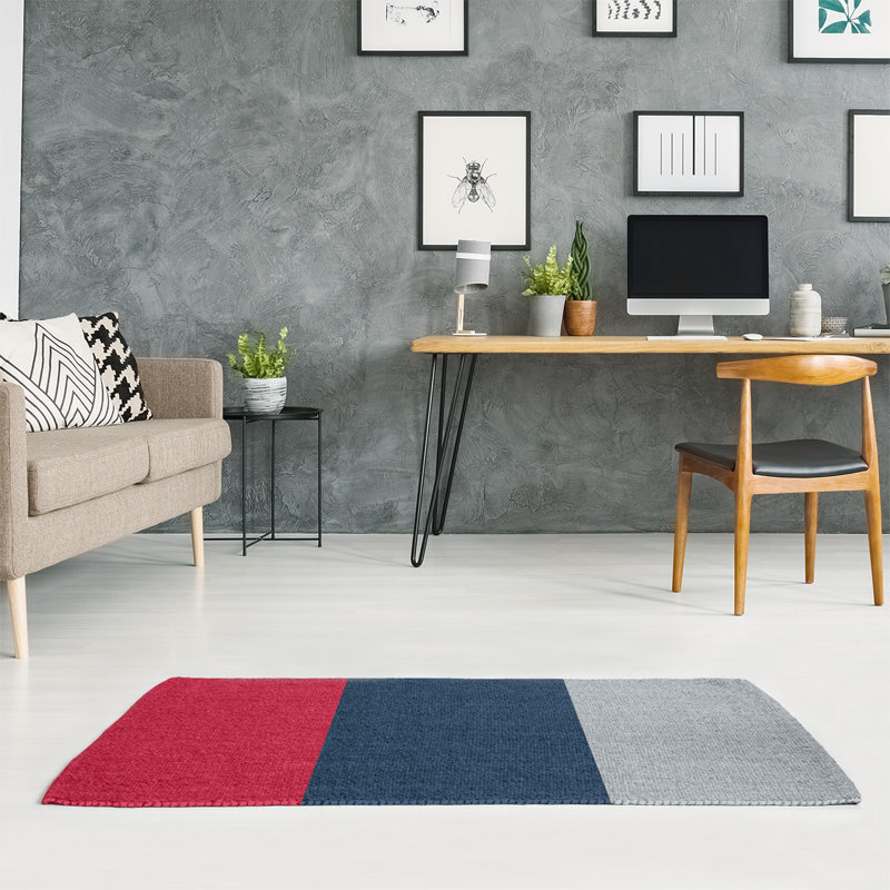 Tapis en poly-rayures de football new england, Rectangle 4 pi x 6 pi
