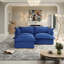 Canapé rembourré modulaire en forme de L pour salon Rinny-18761139