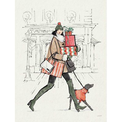 Holiday Fashionistas IV - peinture sur toile tendue