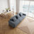 Belfin Modular Sectional Sofa, Convertible Tofu Block Sofa Floor Sofa Bed Armrest Comfy Sofa Bed Compressed Sofa Compression Sofa For Living Room Bedroom - Chenille Fabric (Grey)-2080194882-2077116493