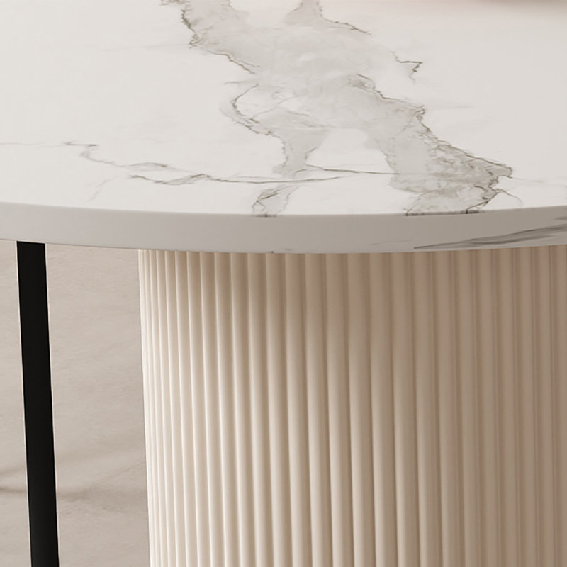 Table de salle à manger Trelen Free Form 31,5 po, H 29,5 po x L 55,1 po x l 31,5 po