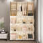 Armoire portable avec plusieurs compartiments et tringle pour un rangement efficace