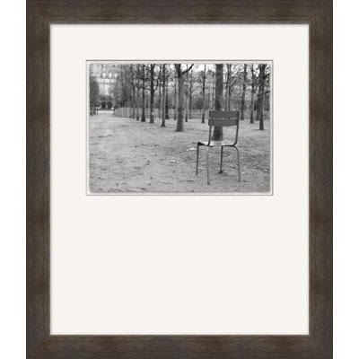 Chair Waiting' Framed Photographic Print on Glass