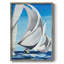 «On the Open Sea», reproduction encadrée - bois massif-553046224