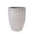 Modern Ceramic Planter For Indoor And Outdoor Use - Milk White Color, Frost-, Heat-, Weather-, 16.77" L W 21.81" H Flowerpot With Built-In Drainage Versatile Placement, Design, 56.03 Lbs-325178040