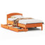Hoch Solid Wood Drawers Bed Frame-449990717-449990705