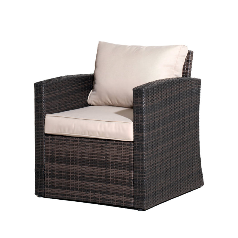 Tayhlor 72 cm W Patio Corner Sofa with Cushions