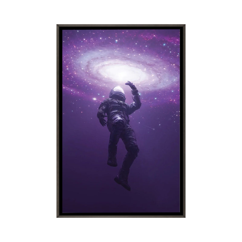 «Reaching You», reproduction d'art murale encadrée, H 60 po x l 40 po, Reproduction encadrée sans passe-partout, Gris