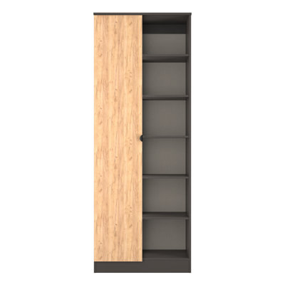 Sunehri Tall 2 Door 1 Drawer Robe Craft Wardrobe