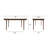 Solid Wood Farmhouse Dining Table - 63" Rectangular Table With Rounded Edges & Round Legs - Walnut Finish-899383075