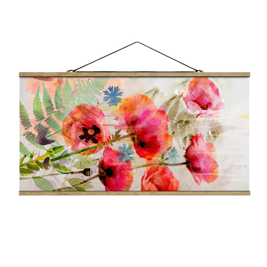 Grafikdruck Flowers Poppy