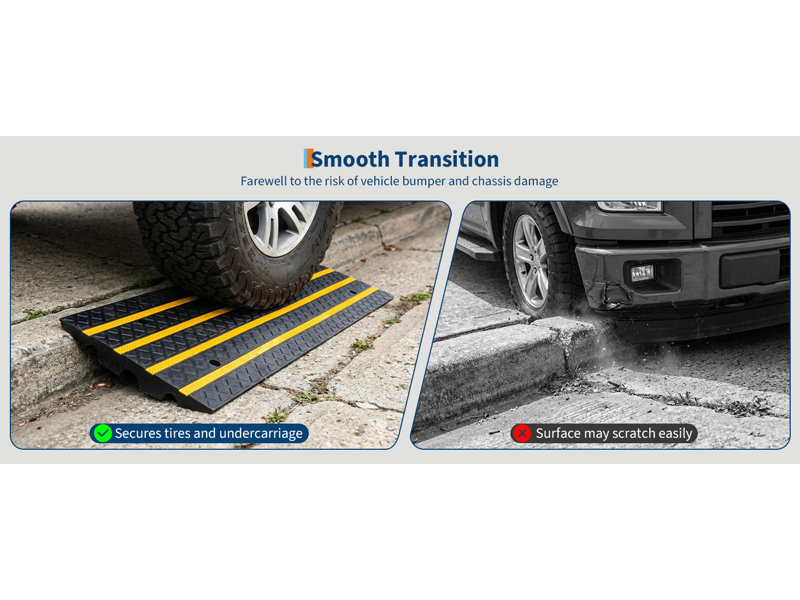 DEXSO Foldable L Threshold Ramp, 1.2 meters-2pcs