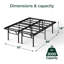 Base de lit grillagée de 18 po-21093718