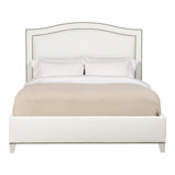 Caroline/Casey Queen Upholstered Low Profile Panel Bed