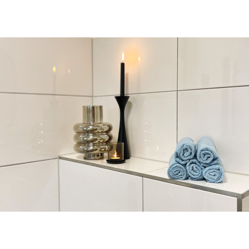 Midweight Bath Towel, Light Blue