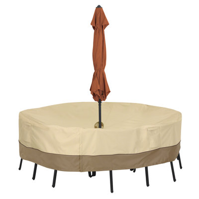 Housse pour table de patio résistante à l'eau Paulding avec garantie de 3 ans
