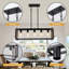 Luminaires suspendus rectangulaires 5 lumières