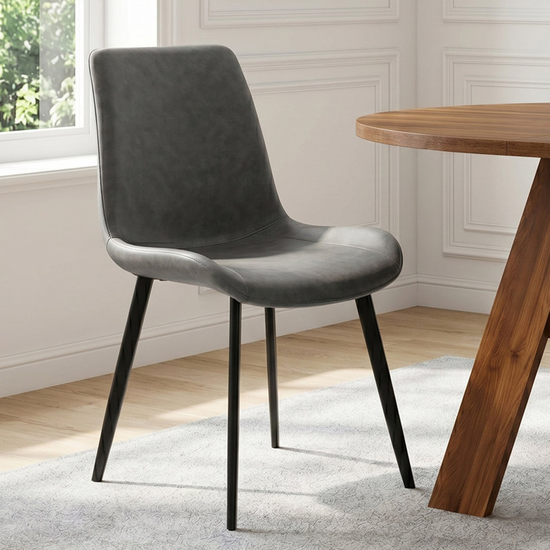 43.3''-59'' Extendable Round Dining Table For 4-6, Mid Century Modern Wooden Round Table With Removable Leaves Space Saving, For Kitchen Living Room