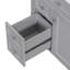 Meuble-lavabo simple 30 po avec lavabo gris