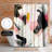 Abstract Shower Curtain Homecoming by Louise Robinson
